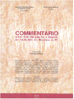 Servizio Sismico Nazionale: Commentario al D.M. 16.1.1996 e alla Circ. n.65/AA.GG. del 10.4.1997 del Ministero LL.PP.